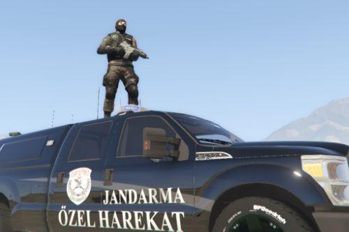 Turkish Jandarma Özel Harekat Ford F-350 Skins